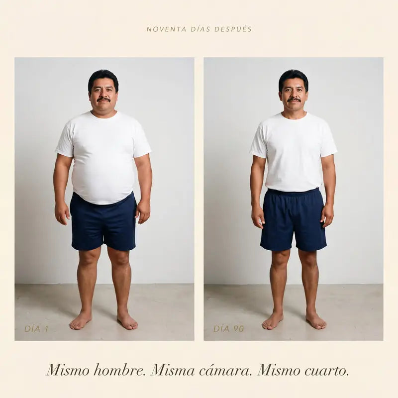 Noventa días después: mismo hombre, misma cámara