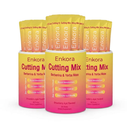Pack de 3 frascos de Enkora Cutting Mix