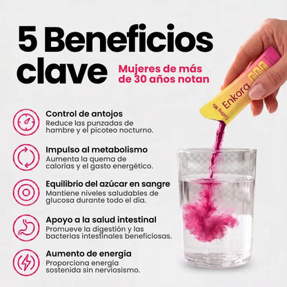 5 beneficios clave: antojos, metabolismo, azúcar en sangre, intestino y energía