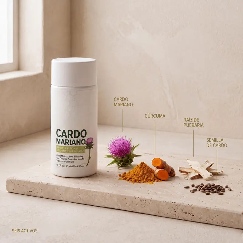 Ingredientes del Cardo Mariano Detox
