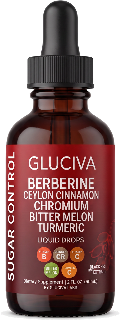 GLUCIVA · Gotas de Berberina — Control del Azúcar
