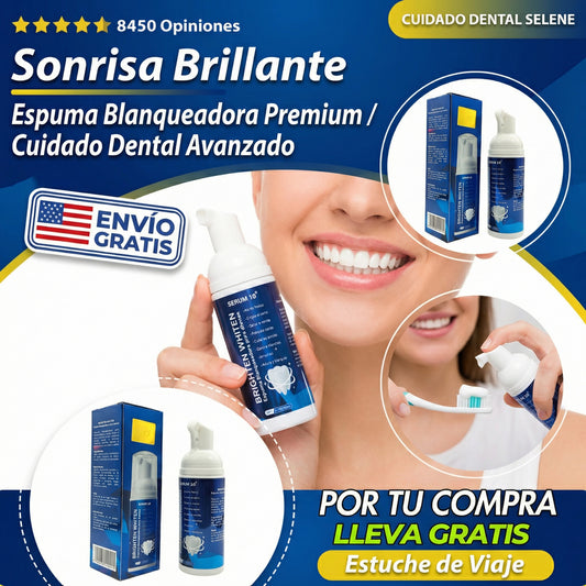 espuma blanqueadora dental