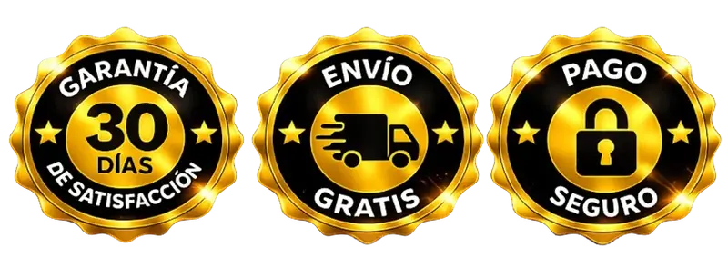 Garantía de 30 días de satisfacción, envío gratis y pago seguro