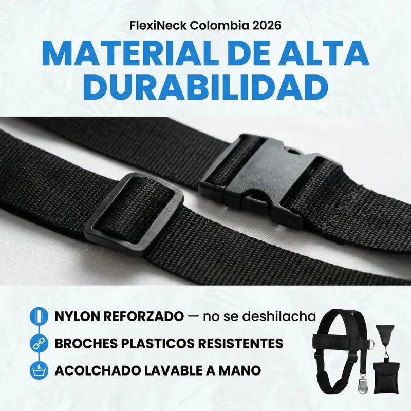 Material de alta durabilidad: nylon reforzado, broches resistentes y acolchado lavable