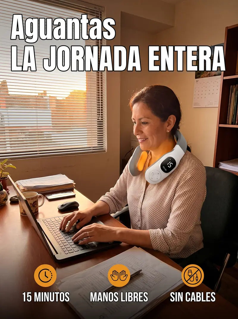 Aguantas la jornada entera: quince minutos, manos libres y sin cables