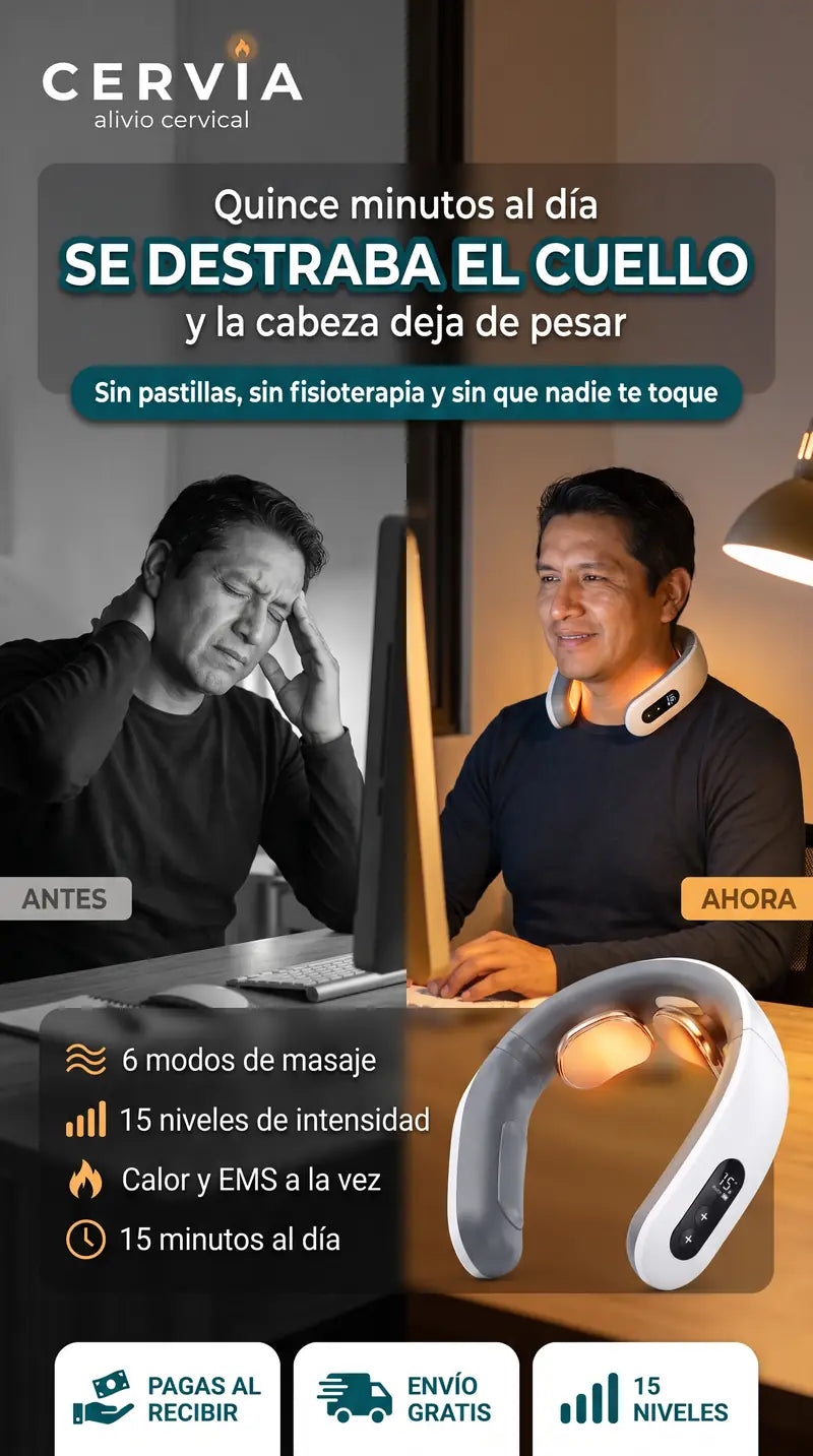 Quince minutos al dia y se destraba el cuello: sin pastillas, sin fisioterapia y sin que nadie te toque