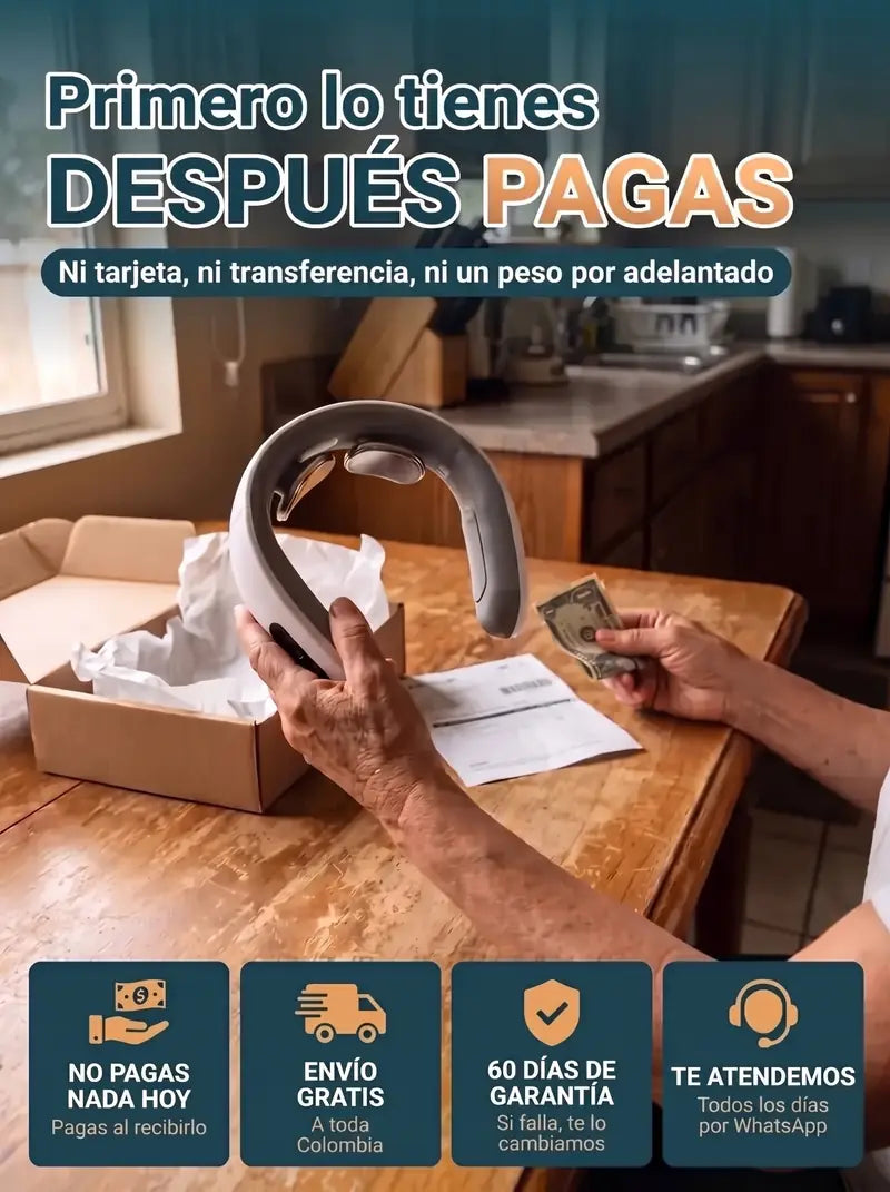 Primero lo tienes y despues pagas: ni tarjeta ni transferencia ni un peso por adelantado. No pagas nada hoy, envio gratis, 60 dias de garantia y te atendemos por WhatsApp