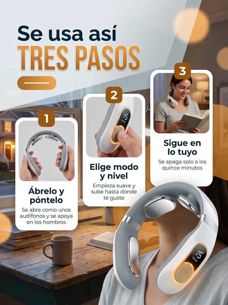 Se usa asi en tres pasos: abrelo y pontelo, elige modo y nivel, y sigue en lo tuyo