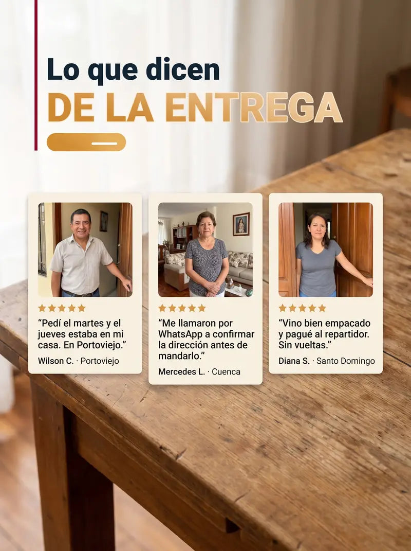Lo que dicen de la entrega: llego en dos dias, me llamaron por WhatsApp a confirmar y vino bien empacado