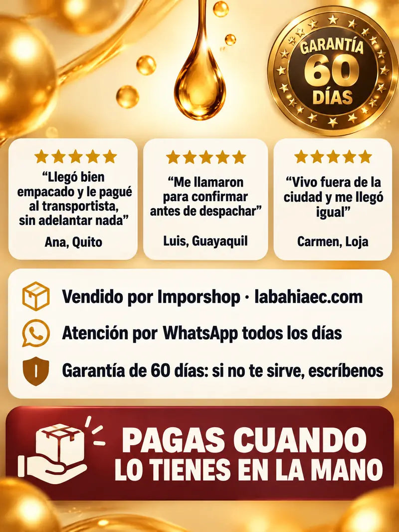 Pagas cuando lo tienes en la mano: resenas de envio, garantia de 60 dias y datos de la tienda