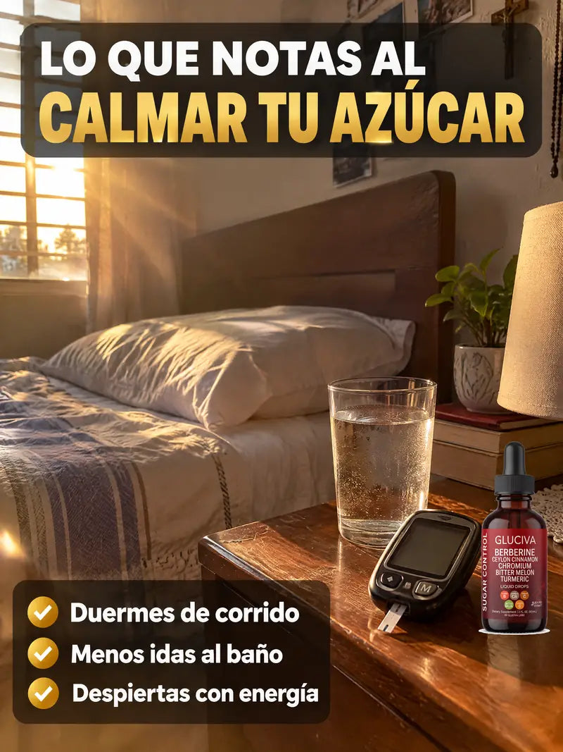 Lo que notas al calmar tu azucar: duermes de corrido, menos idas al bano, despiertas con energia