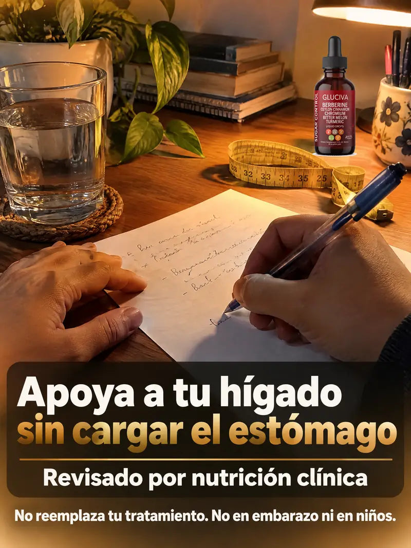 Apoya a tu higado sin cargar el estomago. Revisado por nutricion clinica. No reemplaza tu tratamiento