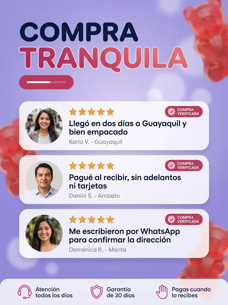 Compra tranquila: resenas de entrega, atencion todos los dias y garantia de 30 dias
