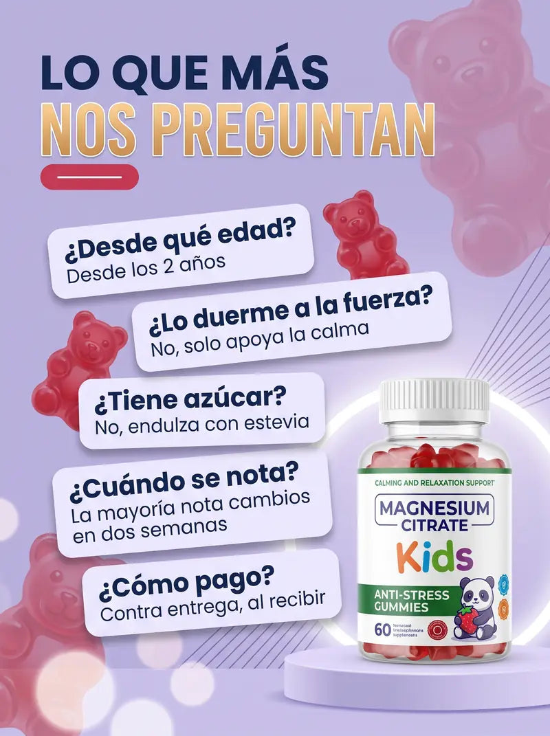 Lo que mas nos preguntan sobre las gomitas de magnesio