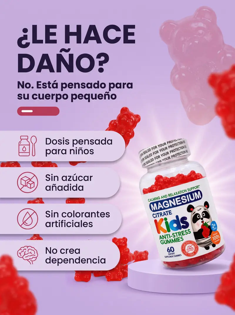 No le hace dano: dosis pensada para ninos, sin azucar anadida, sin colorantes y no crea dependencia
