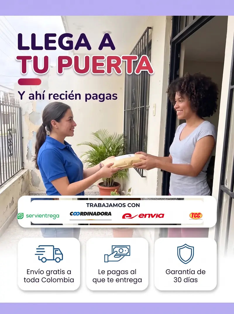 Llega a tu puerta y ahi recien pagas: Servientrega, Coordinadora, Envía y TCC